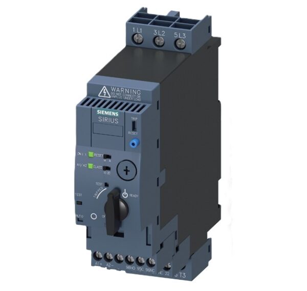 SIEMENS 3RA6120-1CB32 690V 24V AC/DC 50-60 Hz 1-4A Kompakt yük besleyici DOL marş motoru
