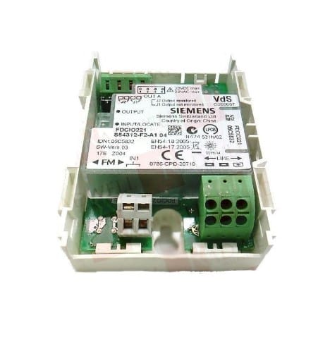 Siemens FDCIO221 Giriş Çıkış Modülü Yangın Algılama Sistemi