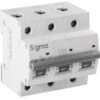 SİGMA 3x80a, 3x100a 3P 80A 100A C TİPİ 6KA,10KA OTOMATİK SİGORTA