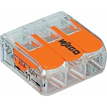 WAGO 221-413 221-613 Buat ve Çok Amaçlı Klemens 3x4mm² 3x6mm²