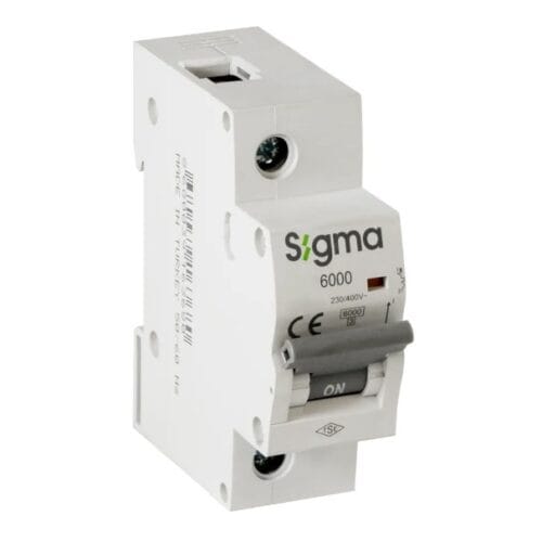 Sigma 1P Monofaze Otomat Sigorta 80A 100A,125A 6kA 10kA