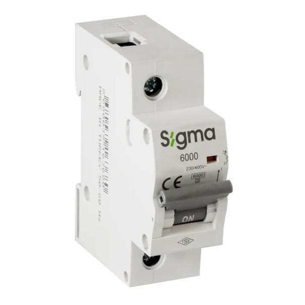 Sigma 1P Monofaze Otomat Sigorta 80A 100A,125A 6kA 10kA