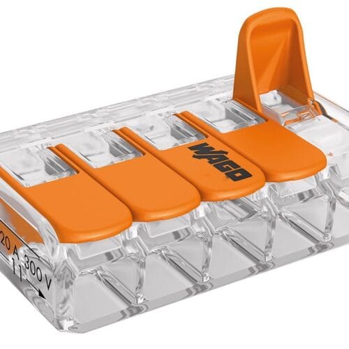 WAGO 221-415 221-615 Buat ve Çok Amaçlı Klemens 5x4mm² 5x6mm²